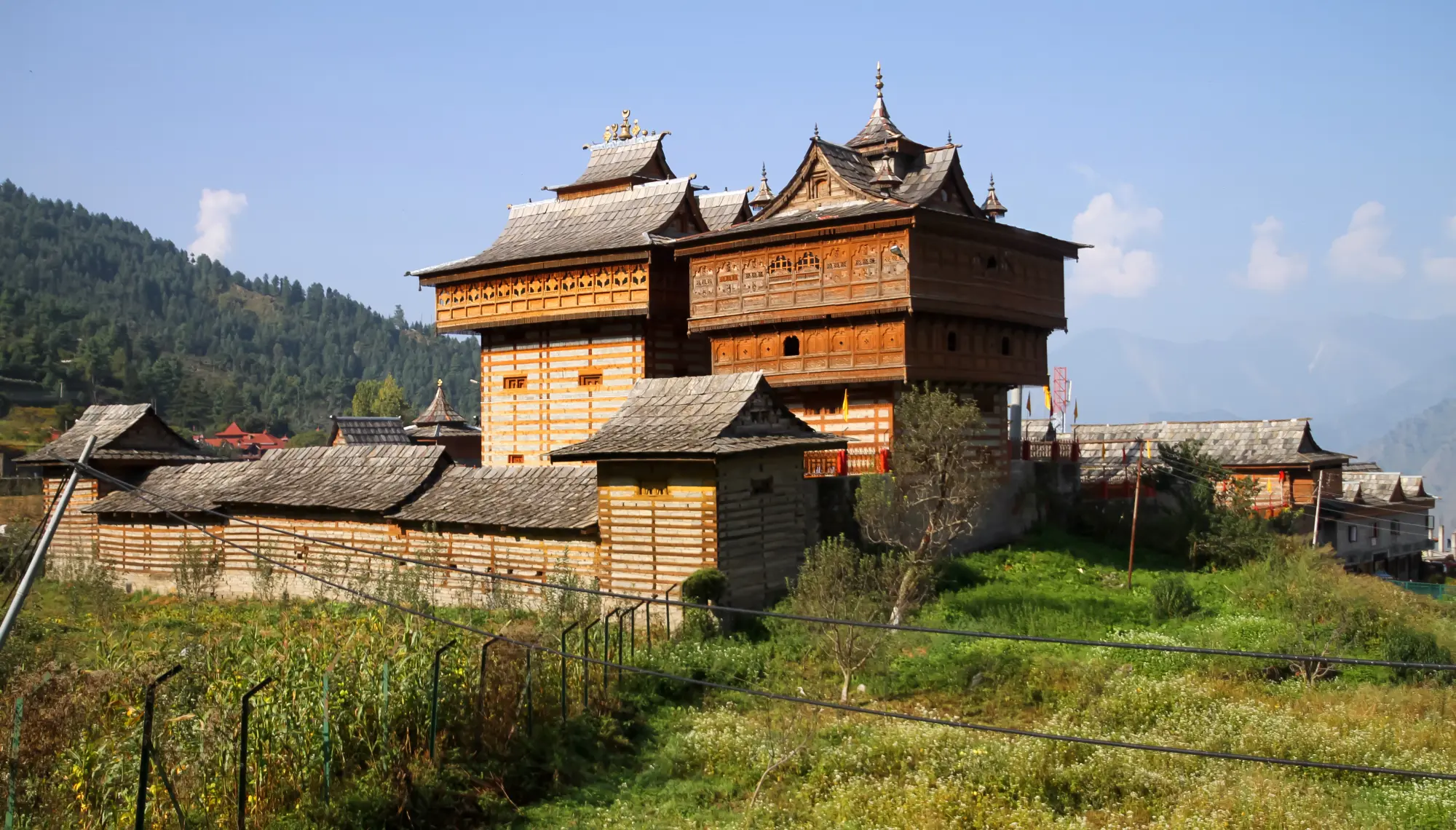 Bhimakali Temple complex in Sarahan, Himachal Pradesh